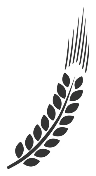 Symbol płaskiej ikony Raster Wheat Ear — Zdjęcie stockowe