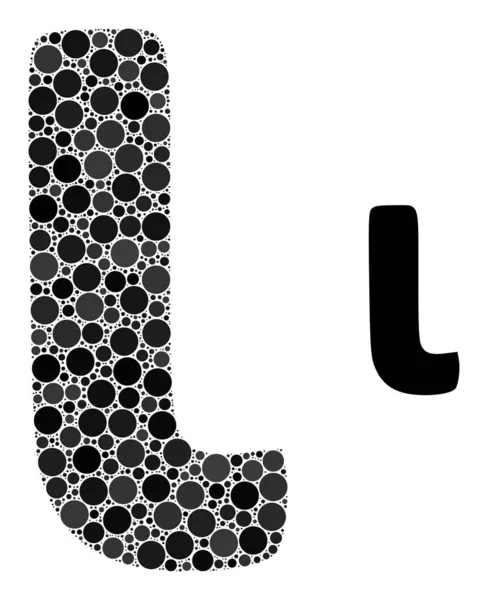 矢量Iota希腊小写字母Dots符号组合 — 图库矢量图片