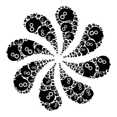 Beyin Dişlileri Simgesi Merkezkaç Çiçek ŞekliName