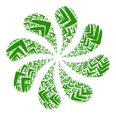 Evet Simge Kıvrımı Özet Çiçeği