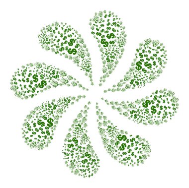 Dolar Sembolleri Simgesi Merkezkaç Çiçeği