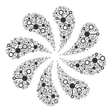 Dağıtım Modeli Simgesi Girdap Patlaması