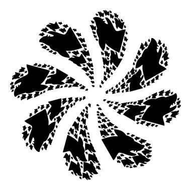 Köpek Başı Kıvrımlı Kıvrım