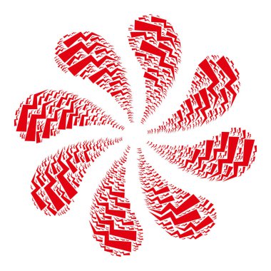 Elektrik Kırma Simgesi Girdabı Selamlaması