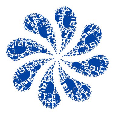 Fil Simgesi Curl Çiçeği