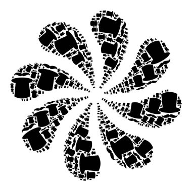 Centilmen Bıyık Simgesi Twirl Twist