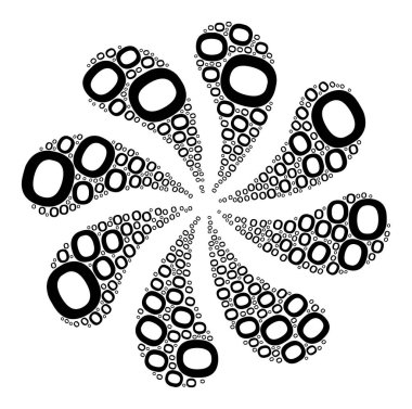 Omicron Yunan Sembol Simgesi Girdap Türbini