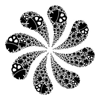 Güvenlik Başlığı Kurukafa Simgesi Döndürme Akımı