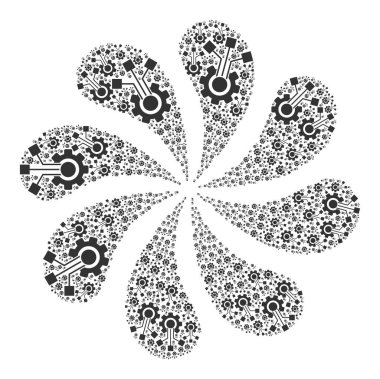 Akıllı Bileşen Simgesi Girdap Çiçeği ŞekliName