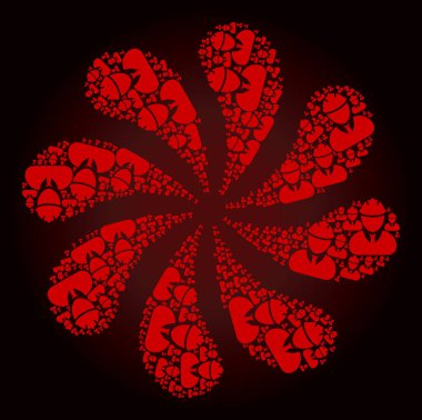 Kanlı Mühendis Simgesi Curl Akıntısı