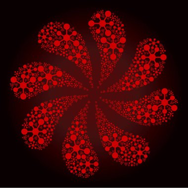 Kırmızı Bağlantılı İnbot Simgesi Döndürme Dönüşü