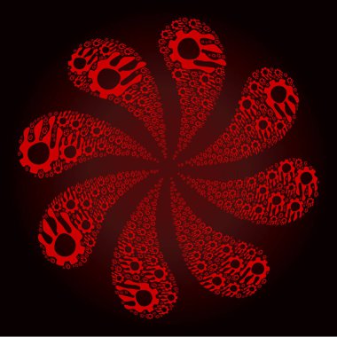 Kırmızı Eriyen Şanzıman Döndürme Selamlaması