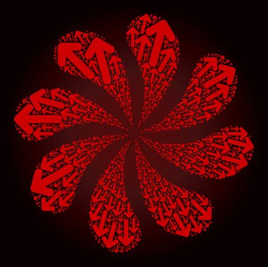 Kanlı Hareket Simge Döndürme Selamlaması