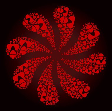 Kanlı İşçi Simgesi Girdap ŞekliName