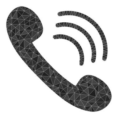 Vektör Telefon Çağrısı Üçgeni Doldurulmuş Simge