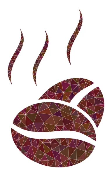 Vector Cacao Aroma Triángulo llenado icono — Archivo Imágenes Vectoriales