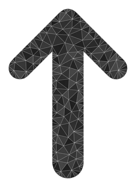 Vektor-Pfeil-Nach-oben-Dreieck-Symbol — Stockvektor