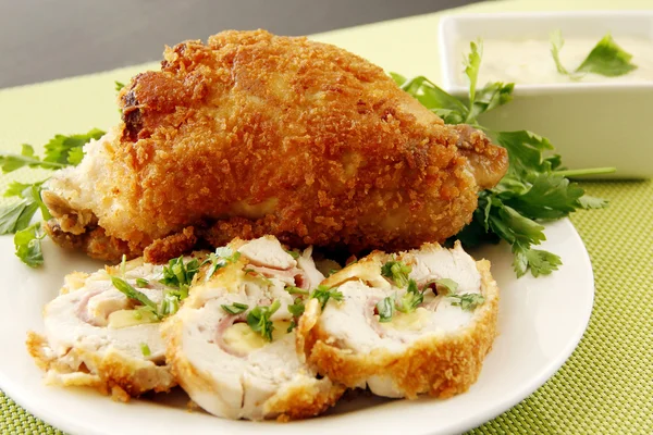 Stuffed fried chicken — Stock Photo, Image