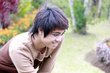 Filipinli bir çocuğu