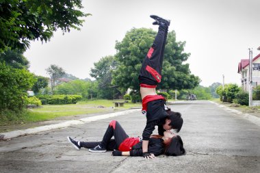 hip hop dans öpüşme