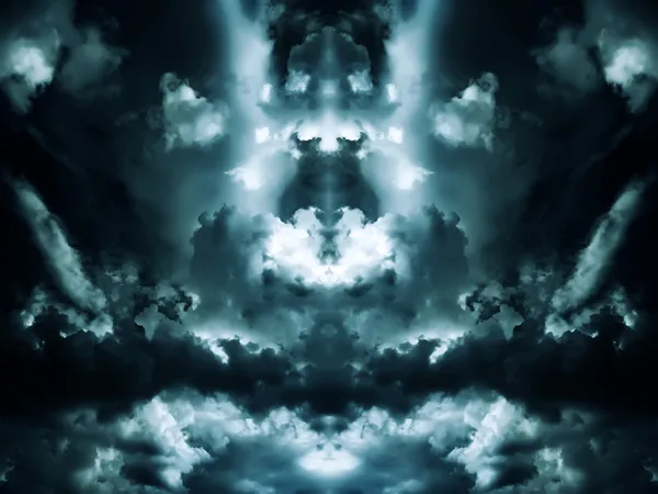 Aquamarine clouds — Stock Photo, Image