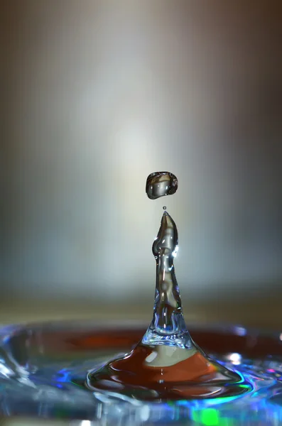 Gouttes d'eau raidie . — Photo