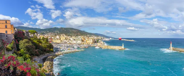 Paisagem Com Bastia Cidade Córsega Ilha França — Fotografia de Stock