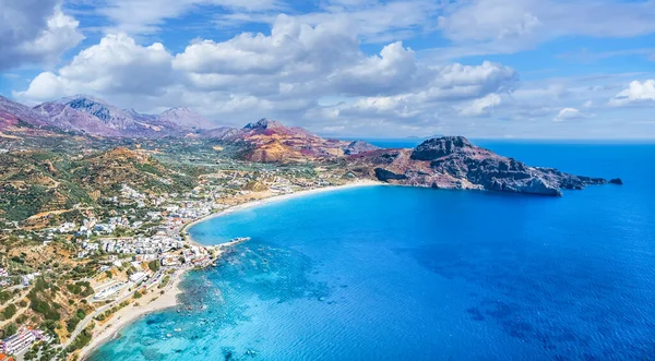 Landskap Med Plakias Stranden Kreta Grekland — Stockfoto