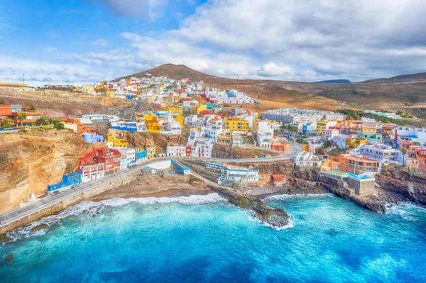 Paisagem Com Sardina Galda North Beach Sardina Norte Gran Canaria — Fotografia de Stock