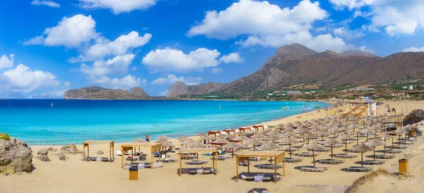 Paysage Avec Plage Falasarna Île Crète Grèce — Photo