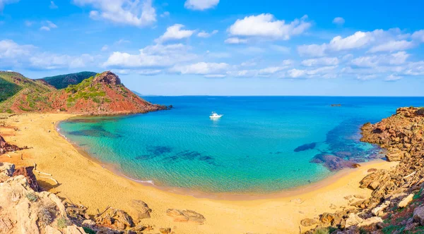 Landscape Cala Pilar Beach Menorca Island Spain — Stockfoto