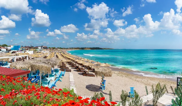 Resort Férias Vama Veche Costa Mar Negro Roménia — Fotografia de Stock