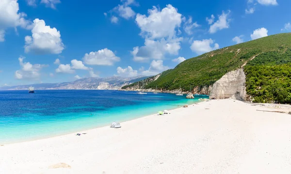 Landschap Met Fteri Strand Kefalonia Ionisch Eiland Griekenland — Stockfoto