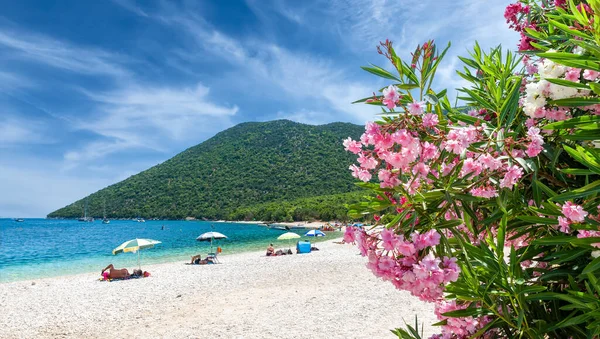 Landscape Antisamos Beach Kefalonia Ionian Island Greece — Stockfoto