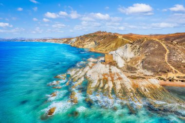 Punta Bianca Sahili, Sicilya Adası, İtalya