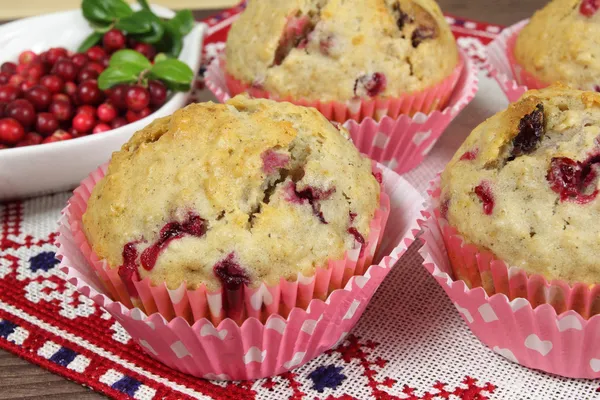 Hausgemachte Muffins — Stockfoto