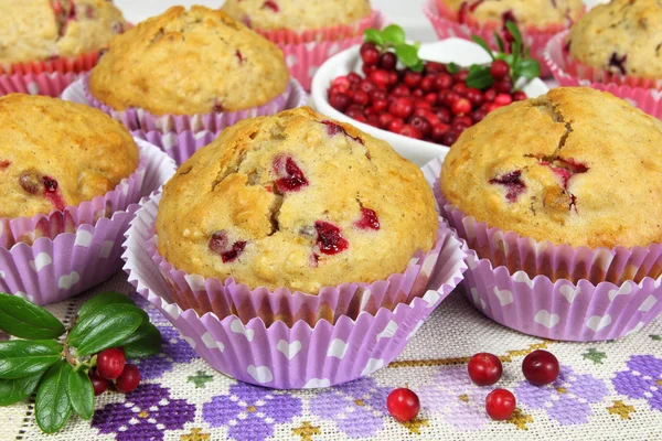 Zelfgemaakte muffins — Stockfoto