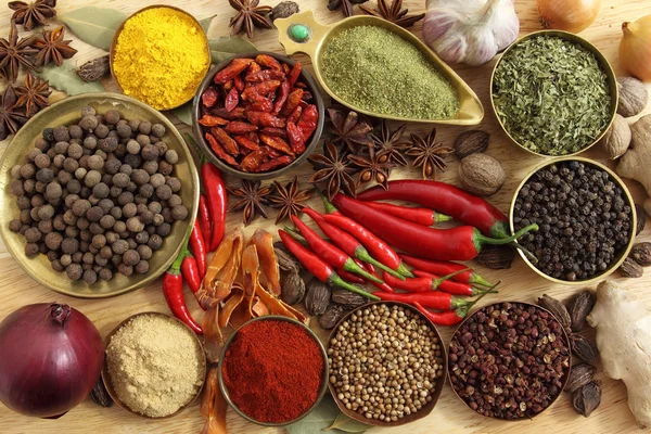 Spices and herbs — Stock Photo, Image