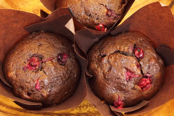 Chocolate muffins — Stock Photo, Image