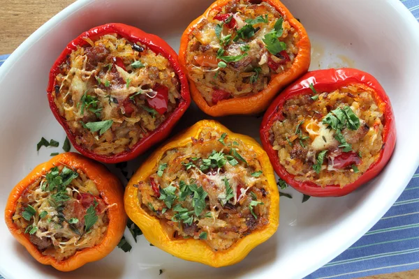 Gevulde paprika — Stockfoto