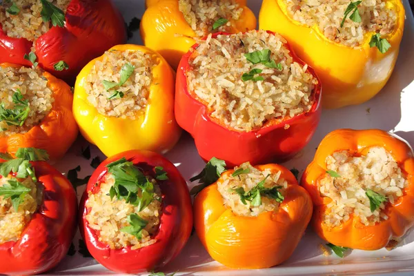 Stuffed peppers — Stock Image Stuffed peppers Stock Image