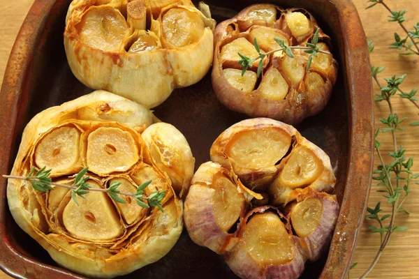 Roasted garlic. — Stock Photo, Image