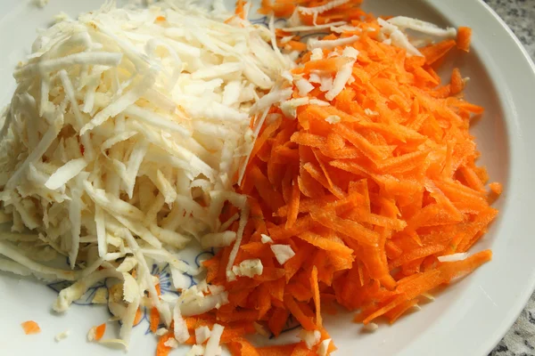 Mela e carota — Foto Stock