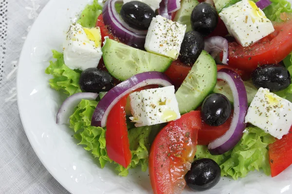 Grekisk sallad — Stockfoto