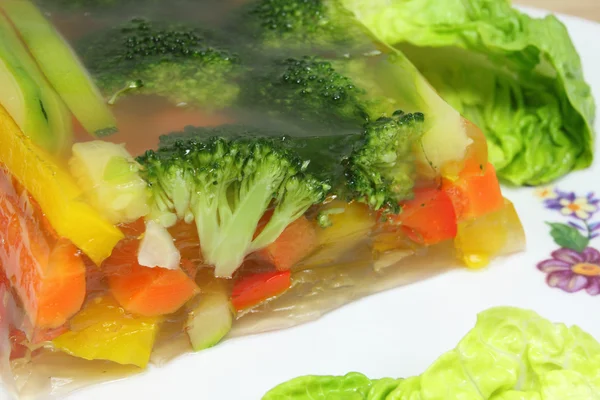 Vegetables in aspic — Stock Photo, Image