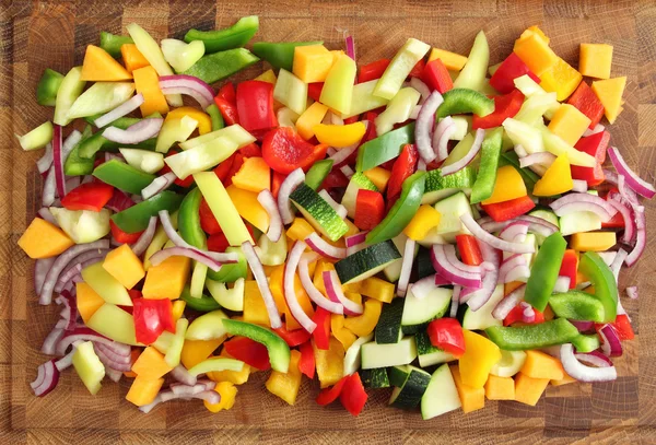 Tärnade grönsaker — Stockfoto