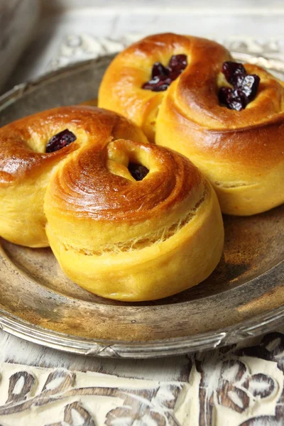 Saffron buns — Stock Photo, Image