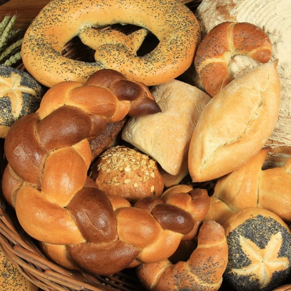 Ekmek çeşitleri — Stok fotoğraf