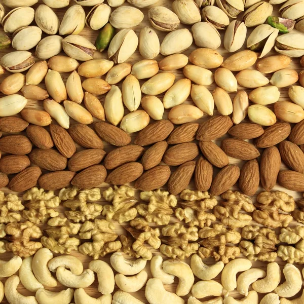 Nut varieties — Stock Photo, Image