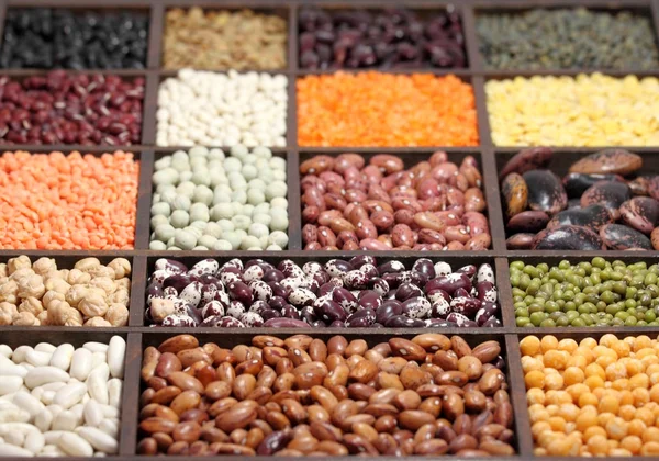 Beans, peas, lentils — Stock Photo, Image